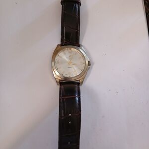 Caribbean Joe Silver and Brown Watch